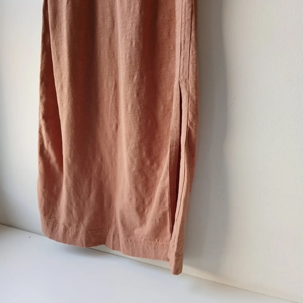 Z Supply Henley Midi Tank Dress Orange Women's XS - Picture 4 of 7